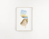 New Jersey Watercolor Print, New Jersey State Art, Home State, New Jersey Print, Jersey Shore NJ Emilie Taylor Art