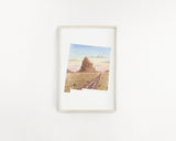 New Mexico Watercolor Print, New Mexico State Art, New Mexico Map Poster, Long distance art gift Emilie Taylor Art