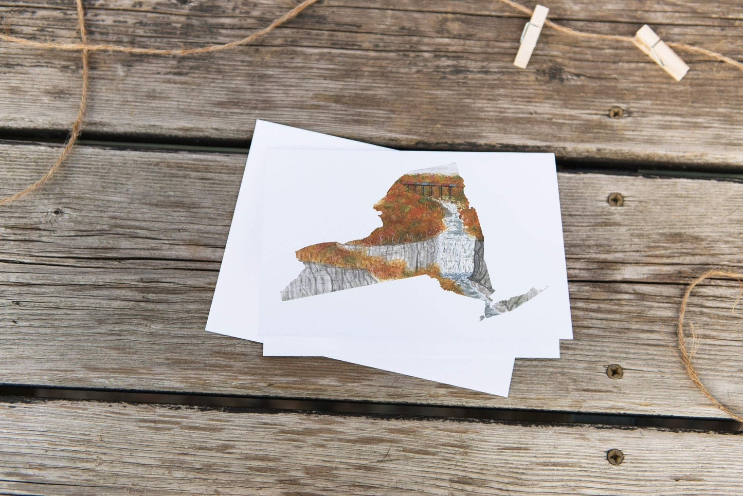 New York Greeting Card, New York Notecard, New York Souvenir, NY Greeting Card, New York Art Card Emilie Taylor Art