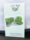 Pennsylvania Decal, Watercolor Pennsylvania Sticker, PA Car Decal, State Decal, State Sticker, Thermos Decal, Waterproof PA Decal, Emilie Taylor Art
