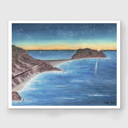 Point Sur Limited Edition Print Emilie Taylor Art