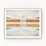 Reflections Of Engadin Limited Edition Print Emilie Taylor Art