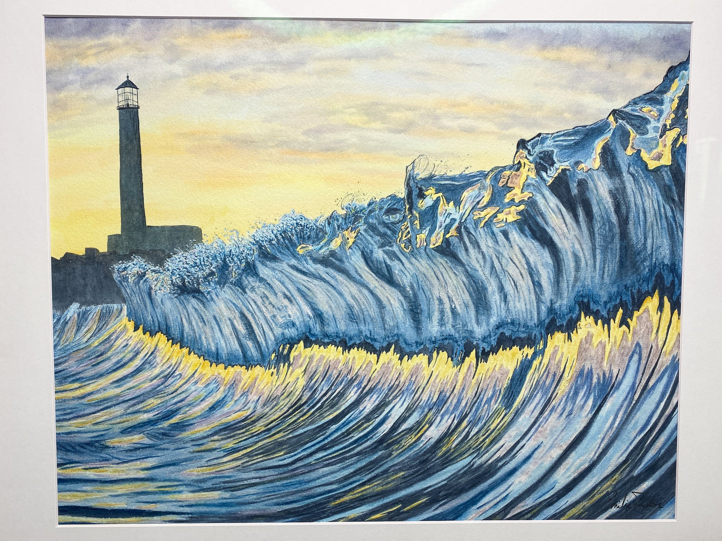 Refuge Original Painting Framed to size 20x24 Emilie Taylor Art