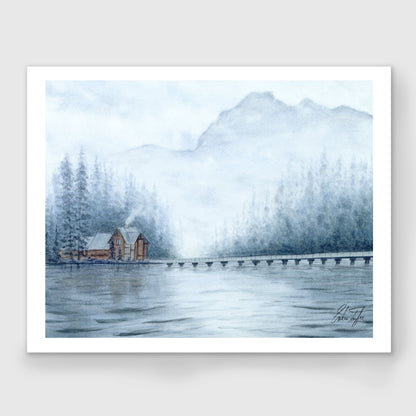 Sapphire Solace Limited Edition Print Emilie Taylor Art