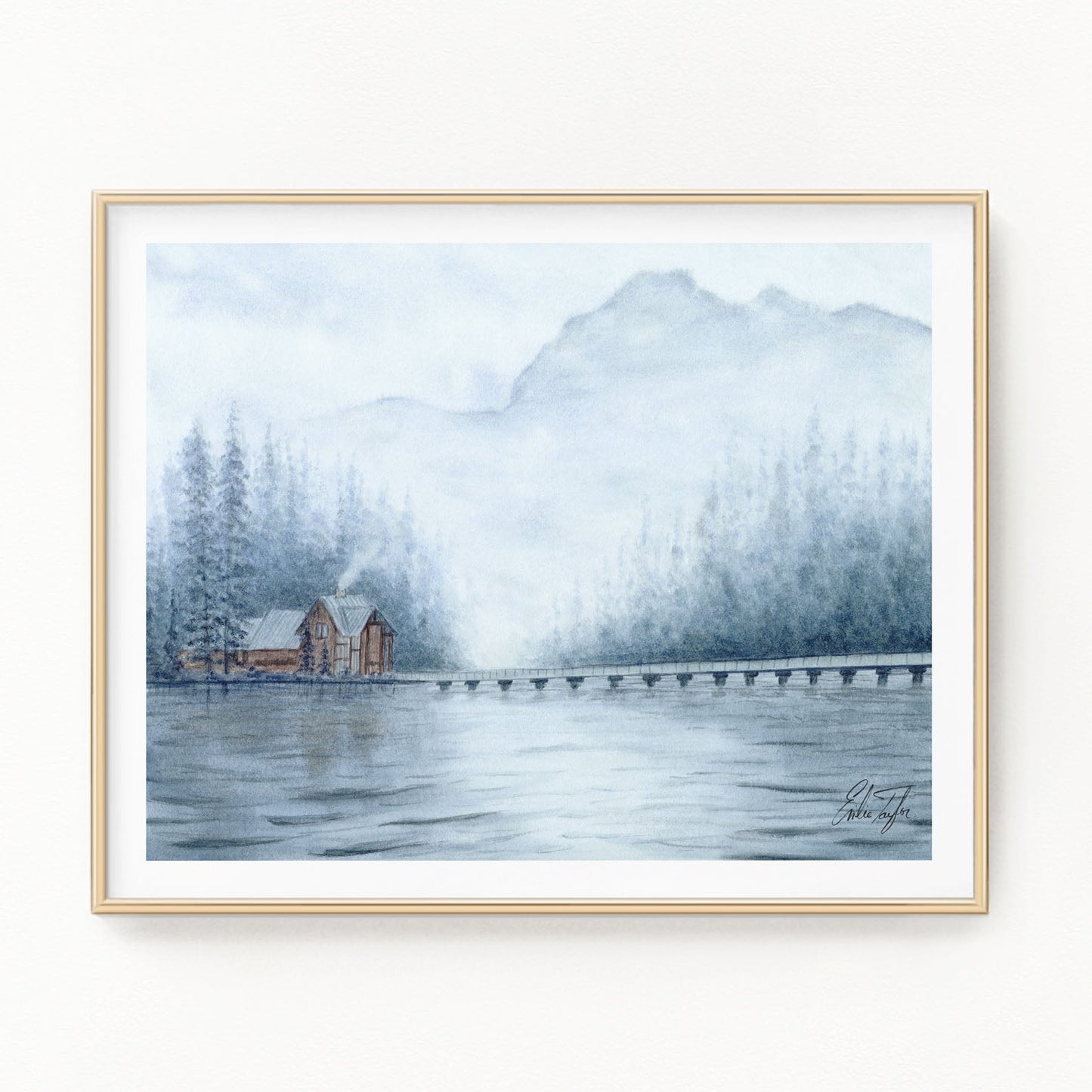 Sapphire Solace Limited Edition Print Emilie Taylor Art