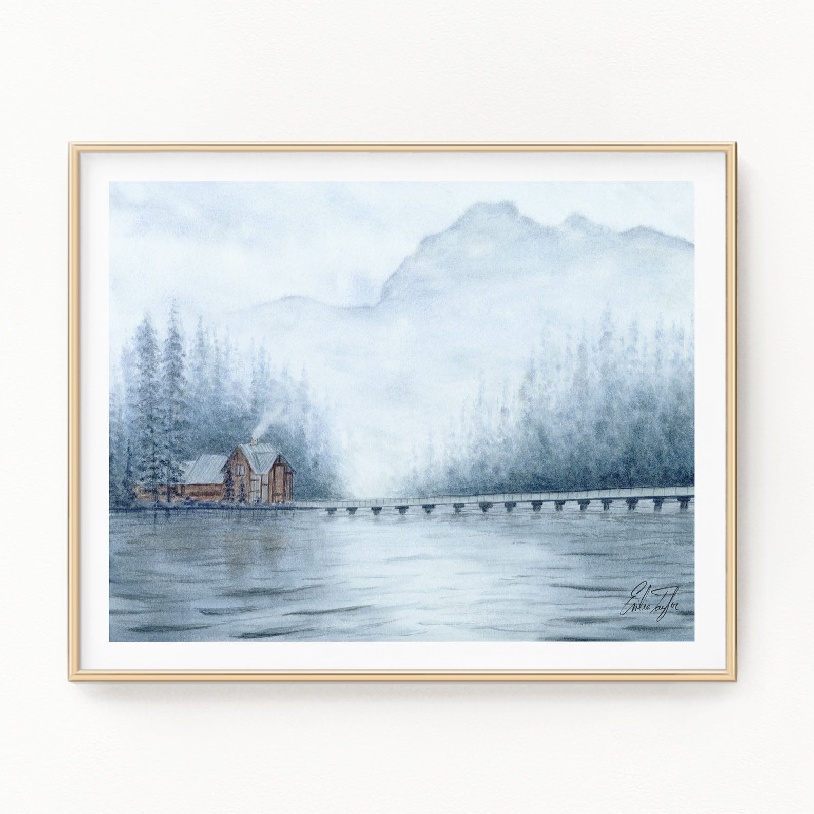 Sapphire Solace Limited Edition Print Emilie Taylor Art