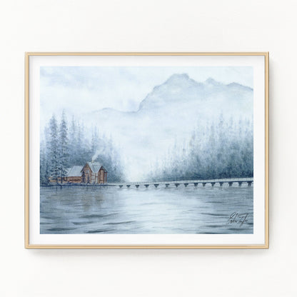 Sapphire Solace Limited Edition Print Emilie Taylor Art
