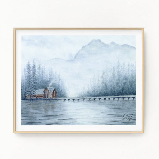 Sapphire Solace Limited Edition Print Emilie Taylor Art