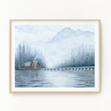 Sapphire Solace Limited Edition Print Emilie Taylor Art