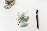 Scotland Watercolor Print, Scotland Art, Scotland Painting, Kilchurn Castle, Highlands Scotland Emilie Taylor Art