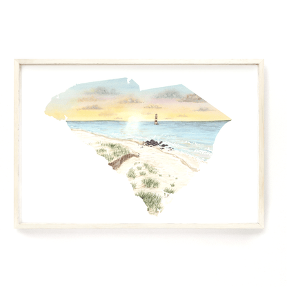 South Carolina Congaree National Park Print, South Carolina Watercolor Painting, Congaree Souvenir Emilie Taylor Art