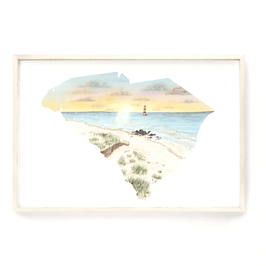 South Carolina Congaree National Park Print, South Carolina Watercolor Painting, Congaree Souvenir Emilie Taylor Art
