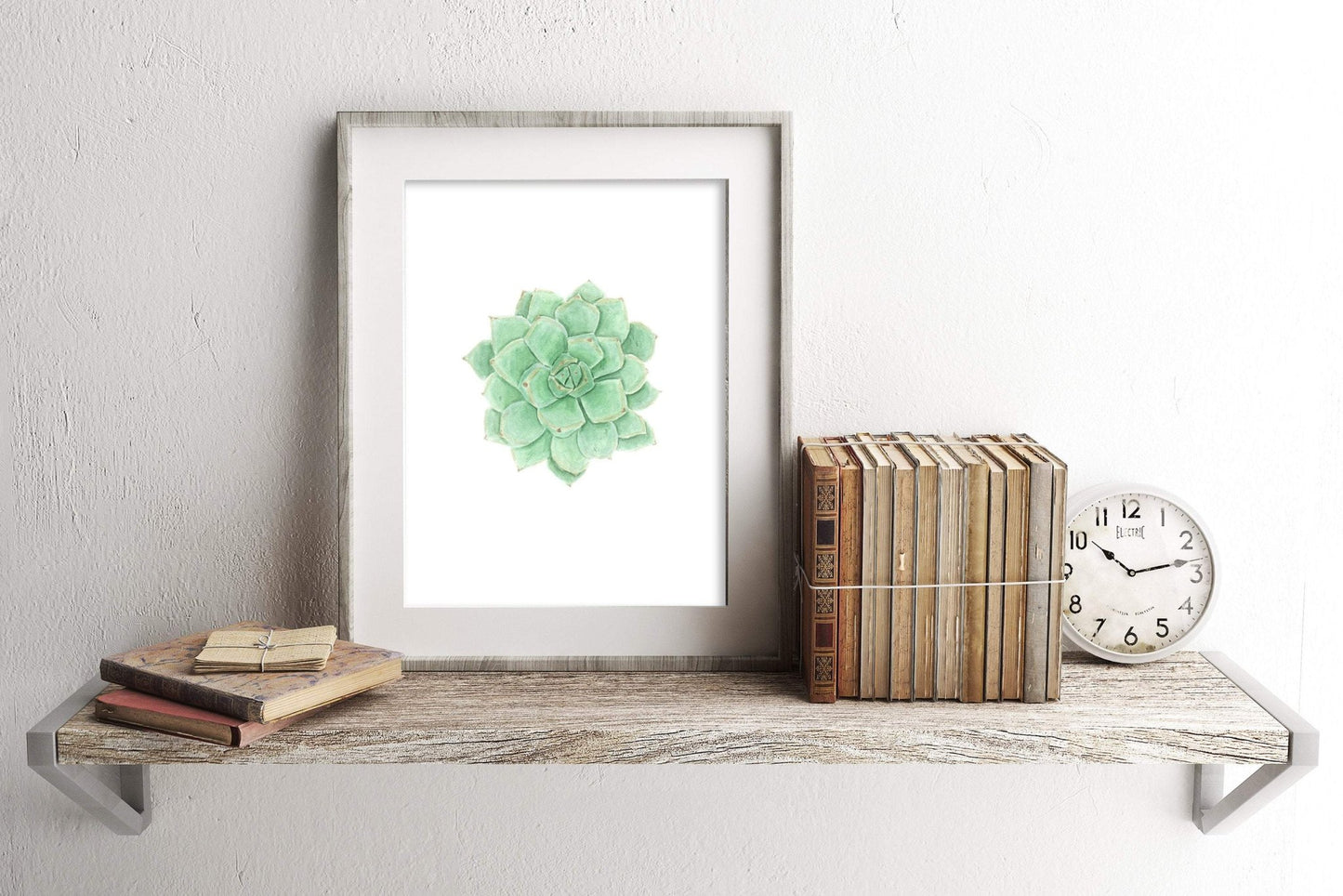 Succulent Print, Green Succulent Watercolor Succulent Painting, Succulent, Succulent Decor, Green Succulent Emilie Taylor Art