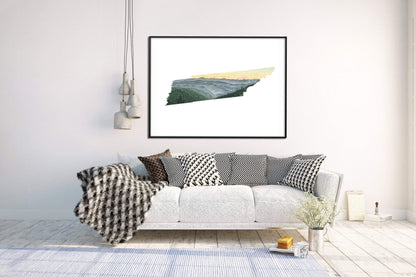 Tennessee Great Smoky Mountains National Park Watercolor Painting, Cades Cove Great Smoky Mountains Emilie Taylor Art