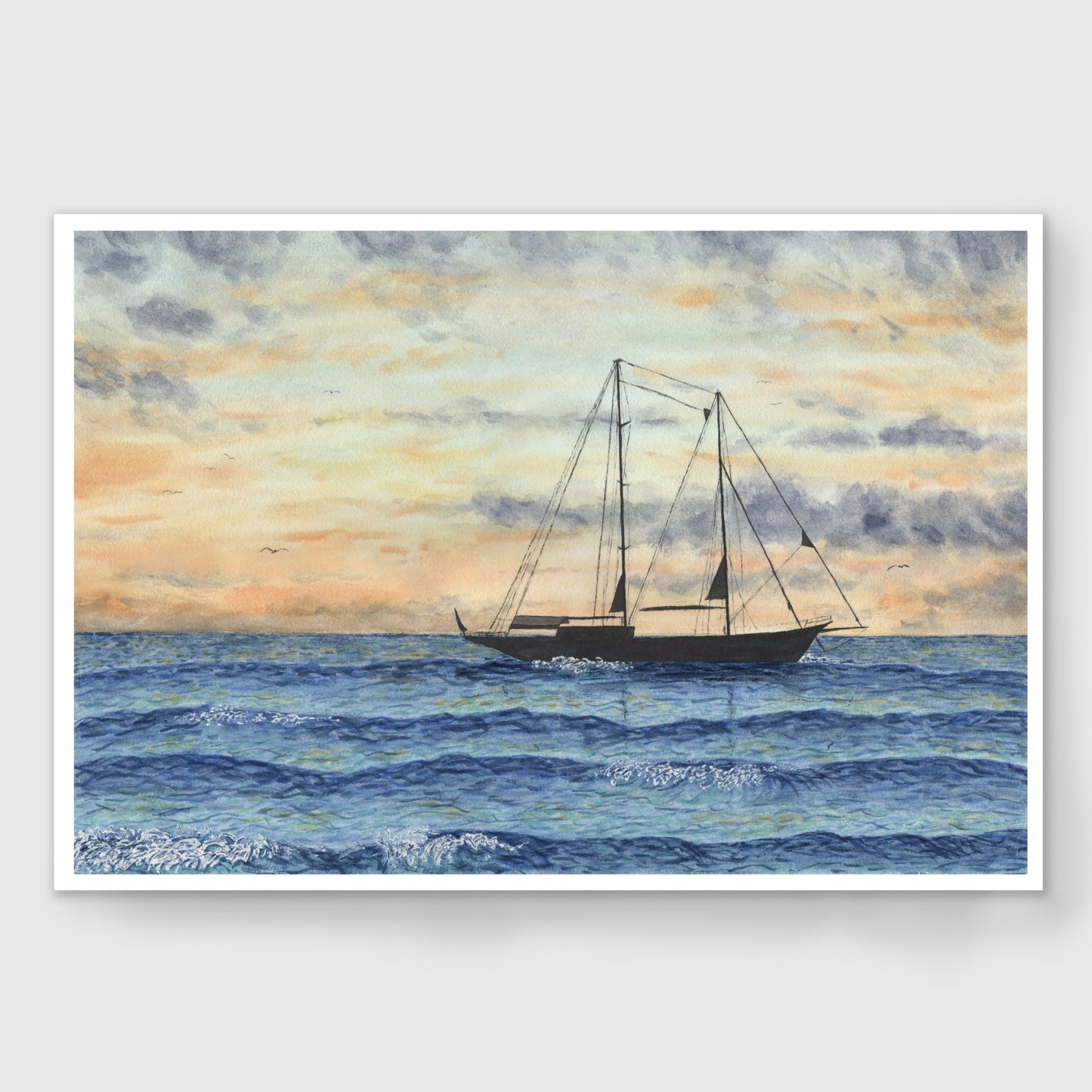 Viridian Voyage Limited Edition Print Emilie Taylor Art