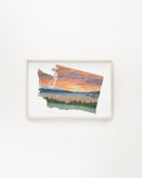 Washington Olympic National Park, Hoh Rainforest, Watercolor Print Emilie Taylor Art