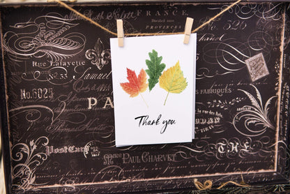 Watercolor Greeting Card, Thank You Card, Greeting Card, Thanksgiving Card, Autumn Blank Card Emilie Taylor Art