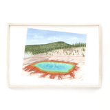 Wyoming Watercolor Print, Wyoming State Art, State Art, WY Map, Wyoming Art Print Emilie Taylor Art